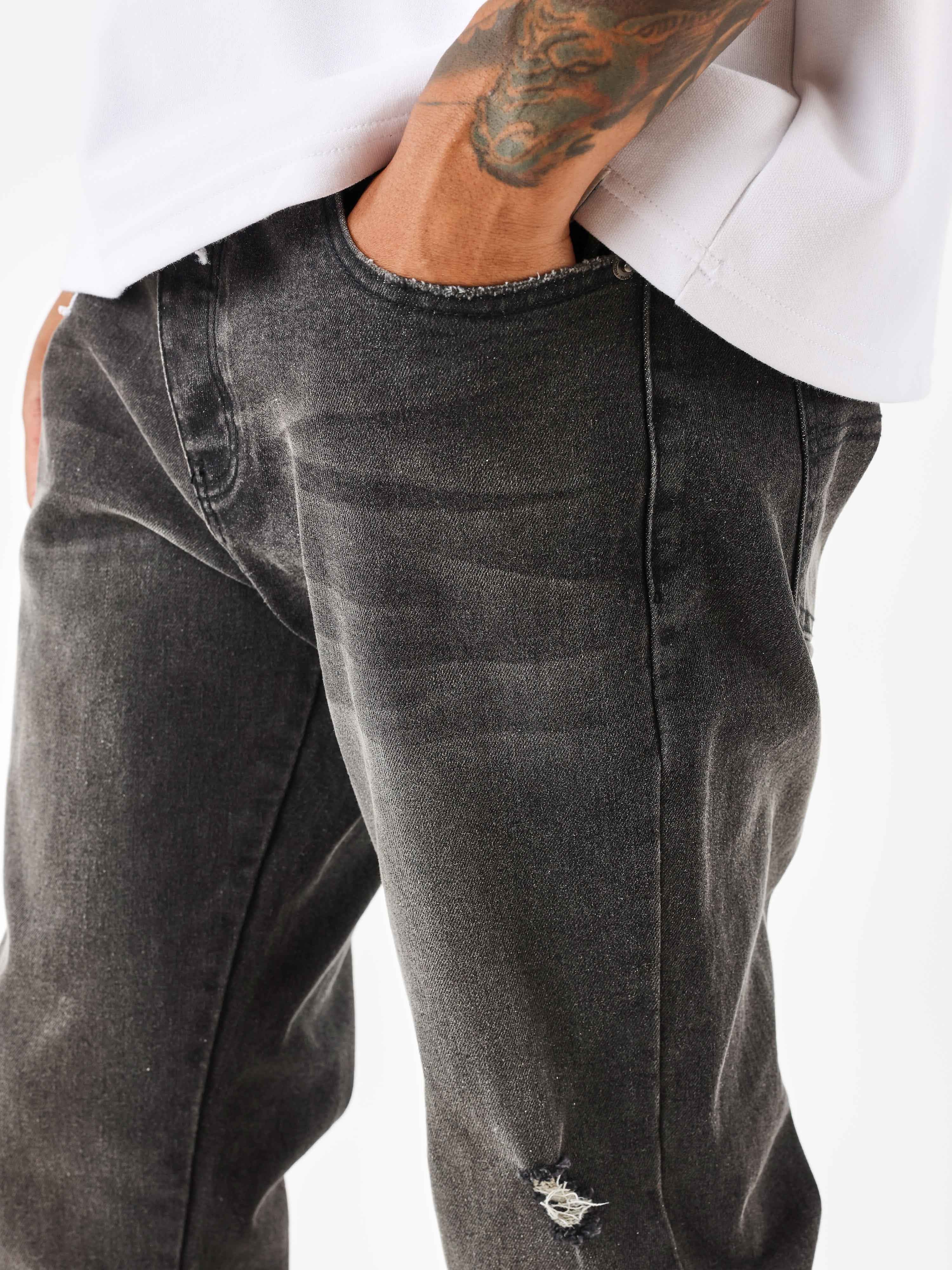 jeans-flare-noir